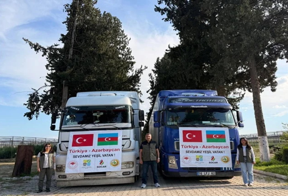 Türkiye’s Şanlıurfa Province sends thousands of saplings to Azerbaijan