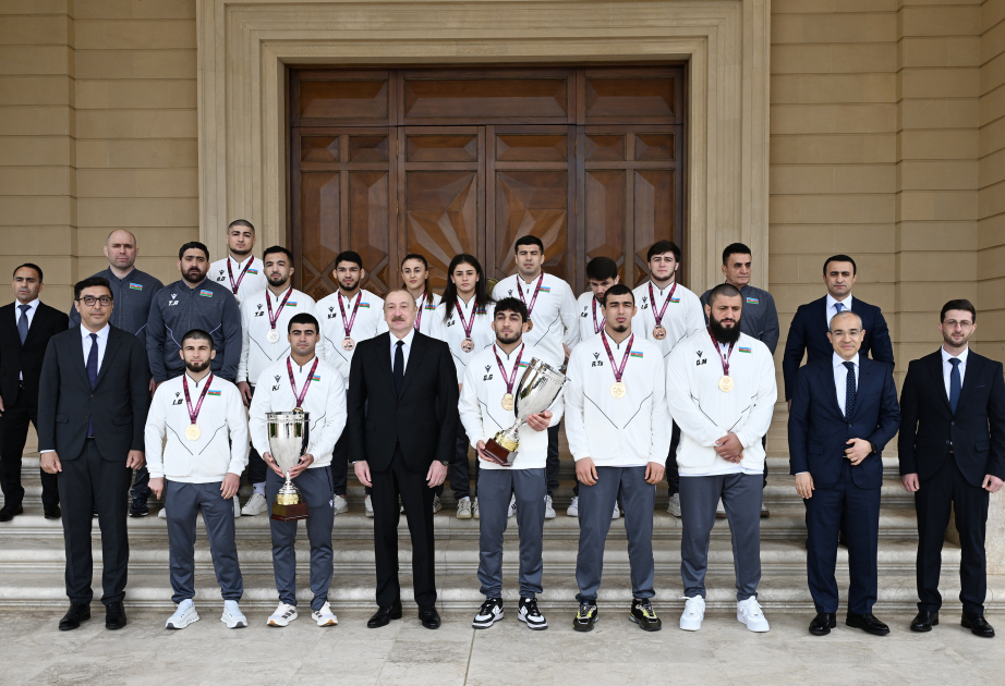 President Ilham Aliyev: Azerbaijani wrestlers have once again demonstrated that they are number one in Europe