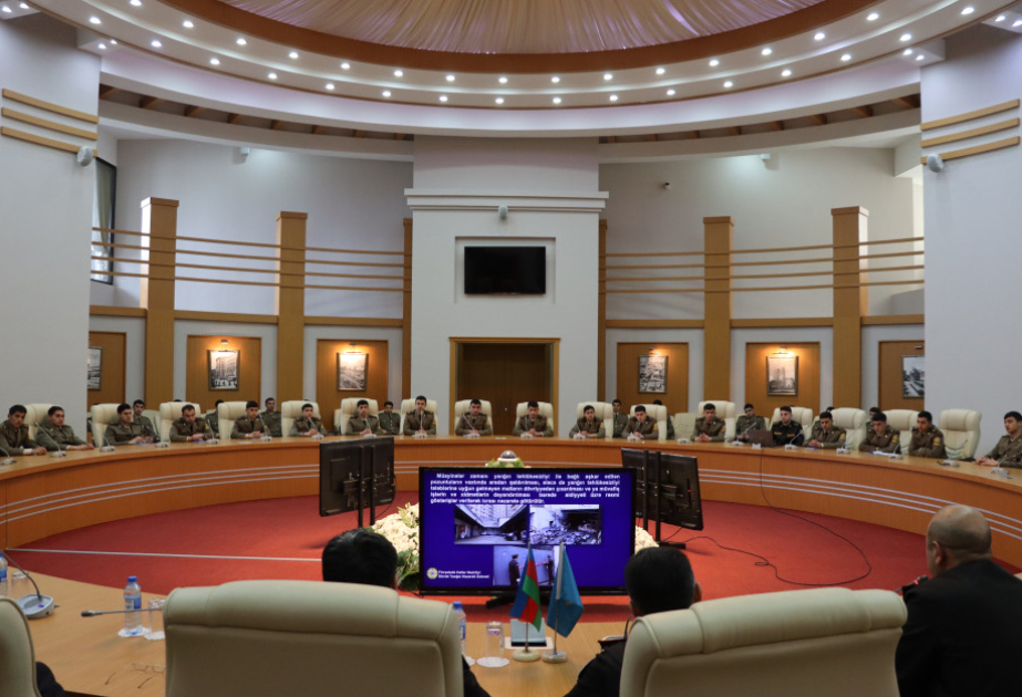 FHN Akademiyasında yanğın təhlükəsizliyinə dair praktiki-maarifləndirici tədbir