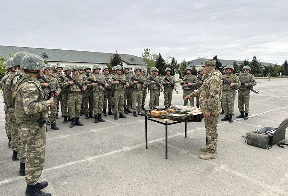 Завершены учебные сборы с военнообязанными