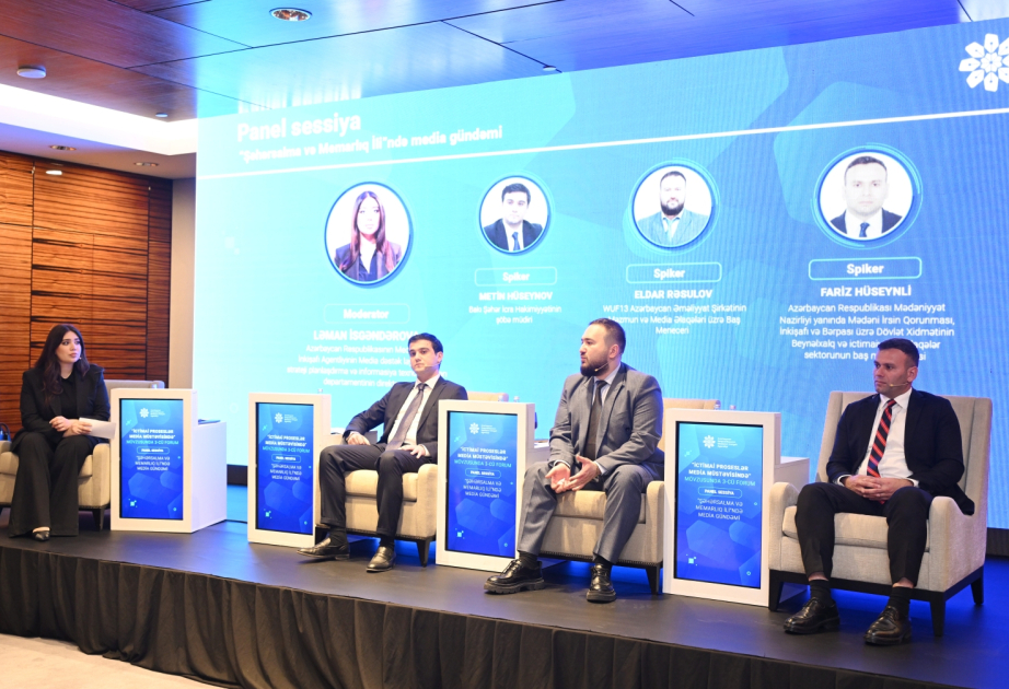 Şəhərsalma, mədəni irs və qlobal tədbirlər media müstəvisində - Panel sessiya VİDEO