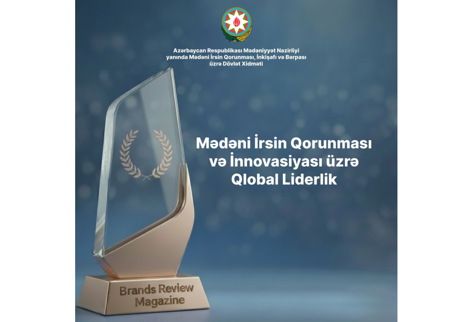 Azerbaijan wins international award for cultural heritage protection and innovation
