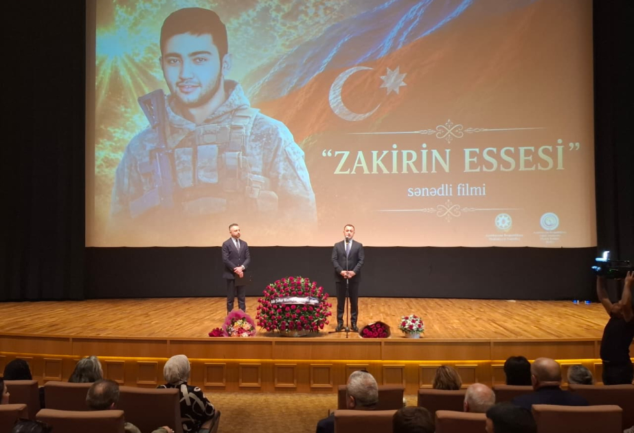 Şəhid kəşfiyyatçıya həsr edilən "Zakirin essesi" filmi təqdim olunub VİDEO