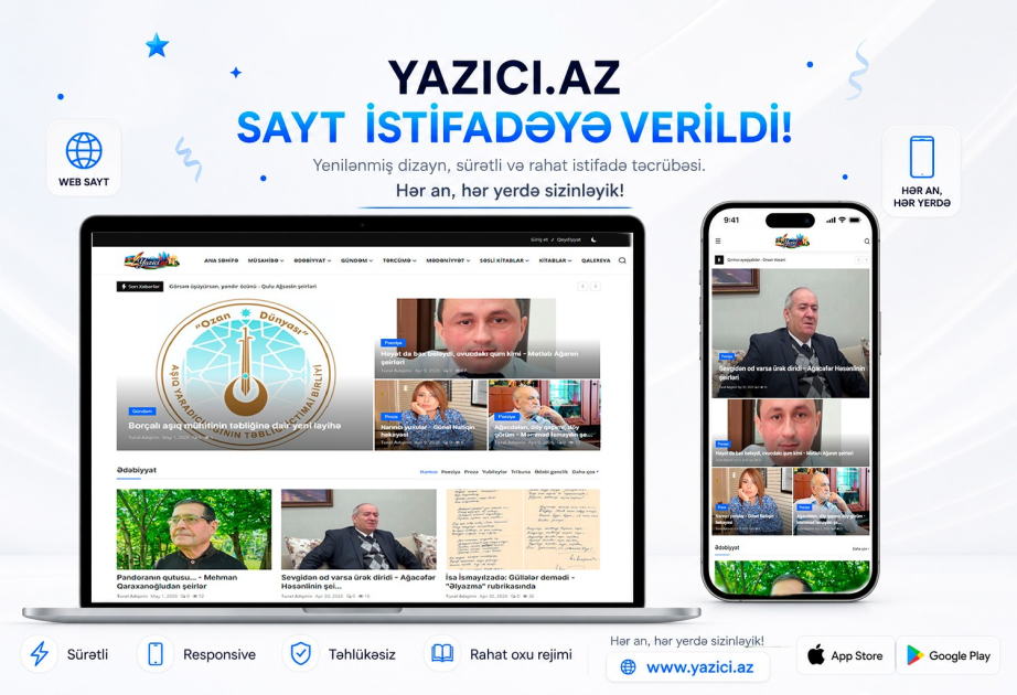 Yeni ədəbiyyat portalı fəaliyyətə başlayıb