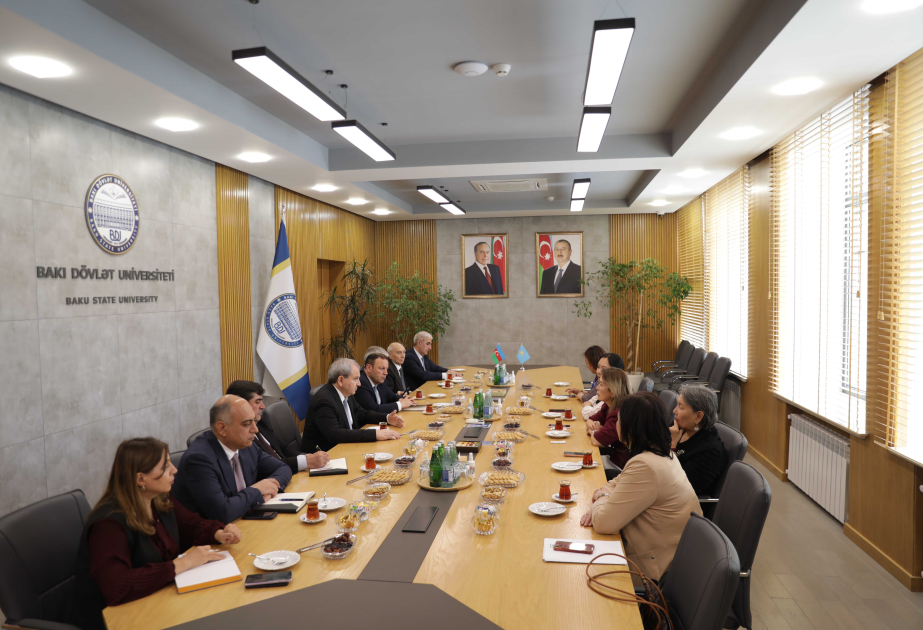 Kazakhstan`s Atyrau Oil and Gas University delegation visits Baku State University