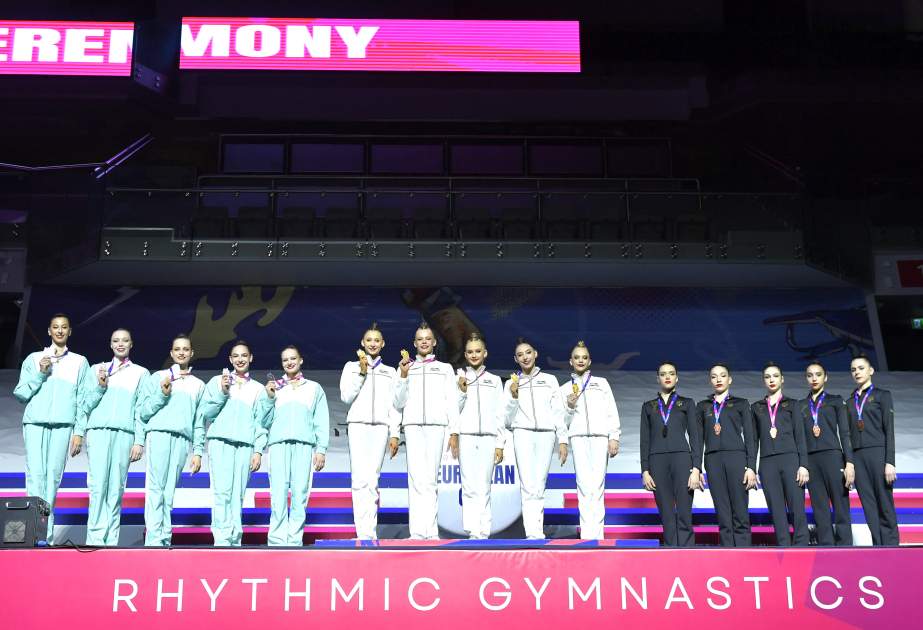 Bədii gimnastika üzrə Avropa Kubokunda növbəti mükafatçılar bəlli olub