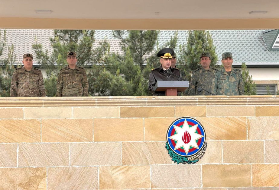 Hərbi prokuror Müdafiə Nazirliyinin artilleriya hərbi hissəsində