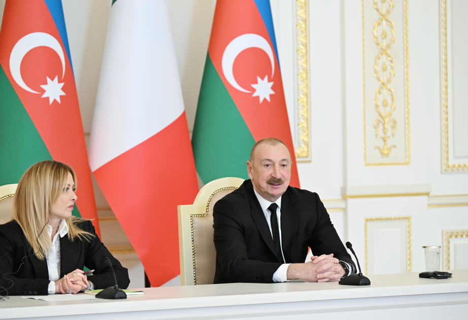 Presidente de Azerbaiyán: "Para nosotros, el mercado italiano tiene una importancia clave tanto para el petróleo como para el gas"