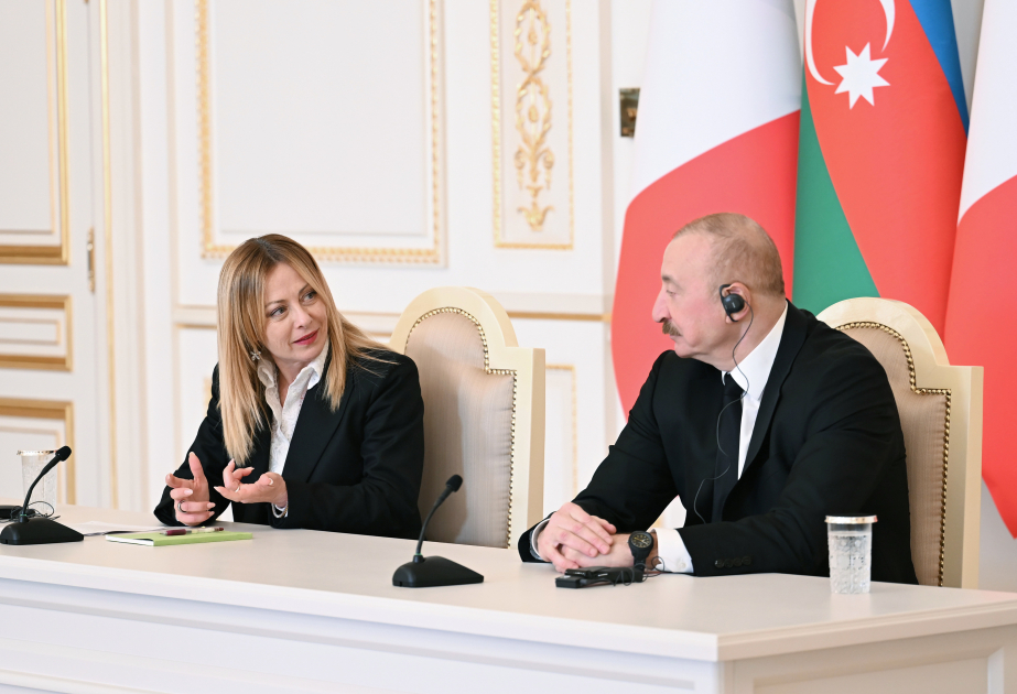 Giorgia Meloni: I am confident that the friendly relations between Italy and Azerbaijan will develop even further from now on