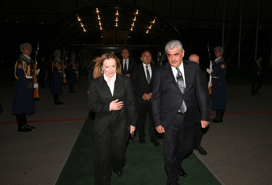 La Première ministre italienne termine sa visite en Azerbaïdjan