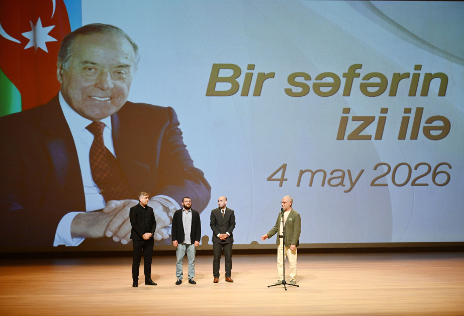 Un film intitulé « Sur les traces d'une visite », dédié au Leader national Heydar Aliyev, projeté au Centre Heydar Aliyev