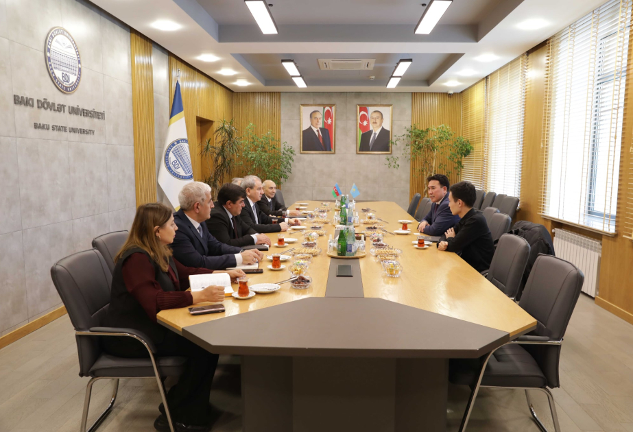 Kazakhstan’s Atyrau State University delegation visits Baku State University