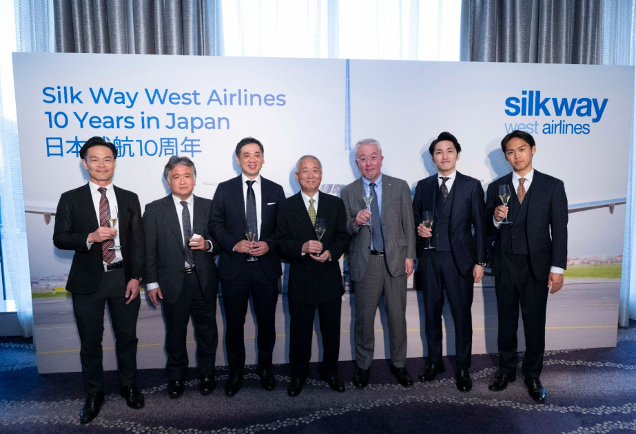® Silk Way West Airlines celebrates 10 years of operations to Japan