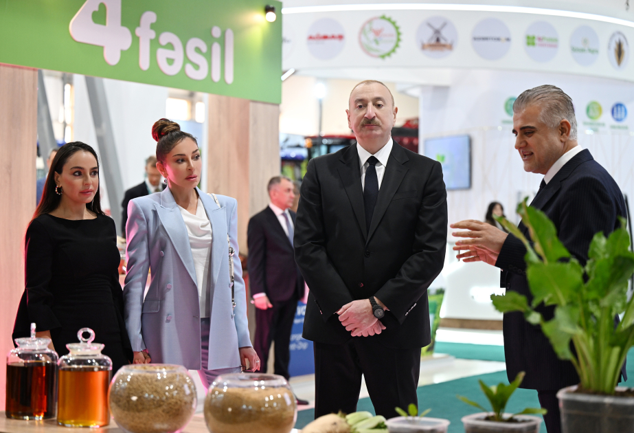 President Ilham Aliyev visits the 19th Caspian Agro Week and 31st InterFood Azerbaijan exhibitions VIDEO