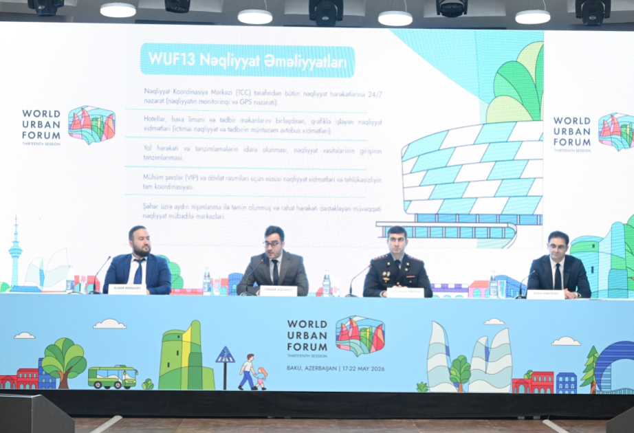Verkehrsmanagement für WUF13 in Baku vorgestellt VIDEO