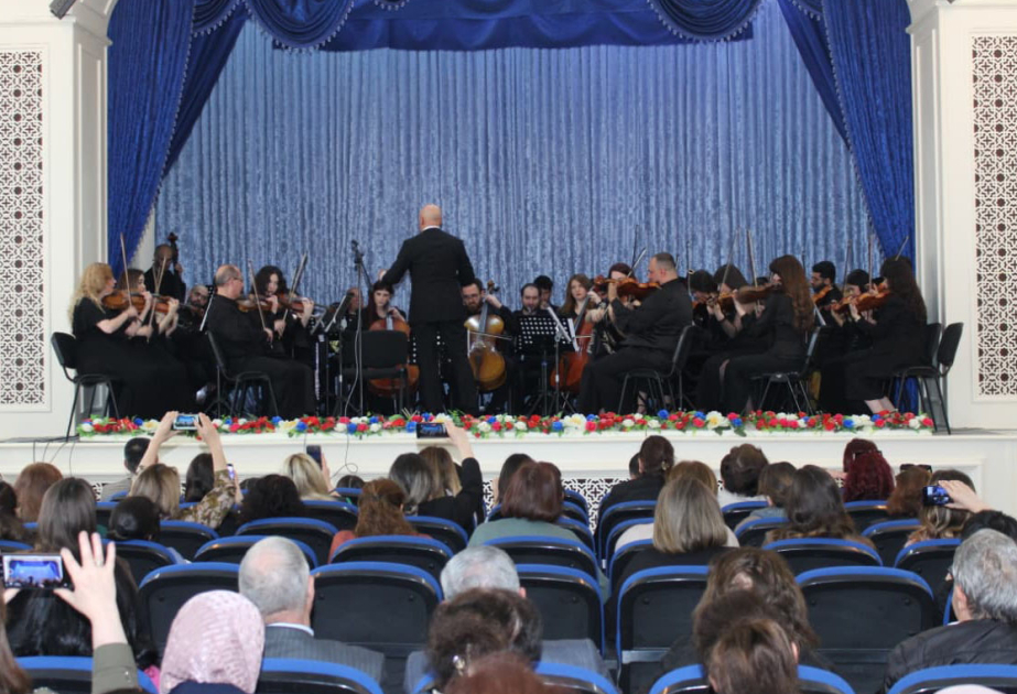 Heydər Əliyev Sarayının Niyazi adına Dövlət Simfonik Orkestri xaçmazlı musiqisevərlər qarşısında çıxış edib