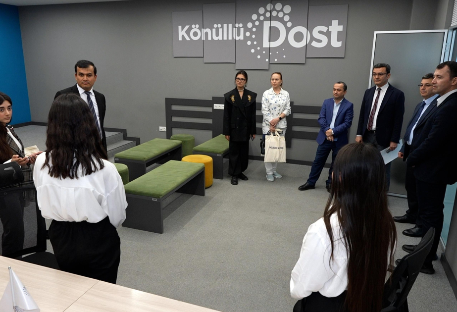 Uzbek delegation tours DOST Centers in Baku