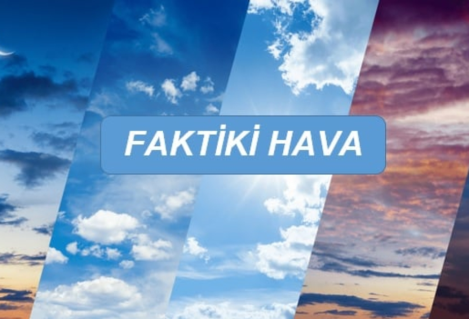 Bəzi yerlərə yağış, Şahdağa qar yağır – FAKTİKİ HAVA