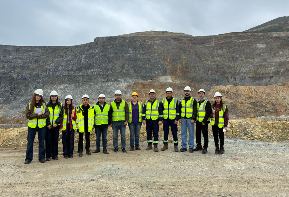 BDU tələbələri “Azerbaijan International Mining Company Limited” şirkətində istehsalat təcrübəsində