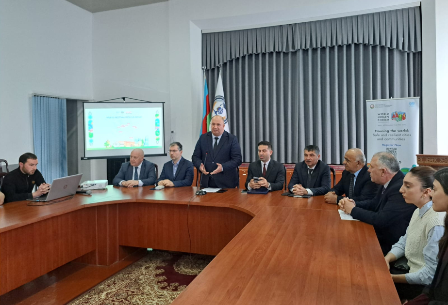 Pedaqoji Universitetin Şəki filialında WUF13-lə bağlı infosessiya