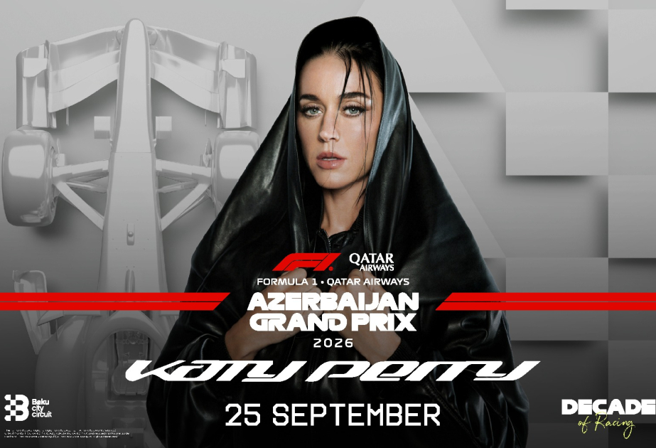Katy Perry actuará en el Gran Premio de Azerbaiyán
