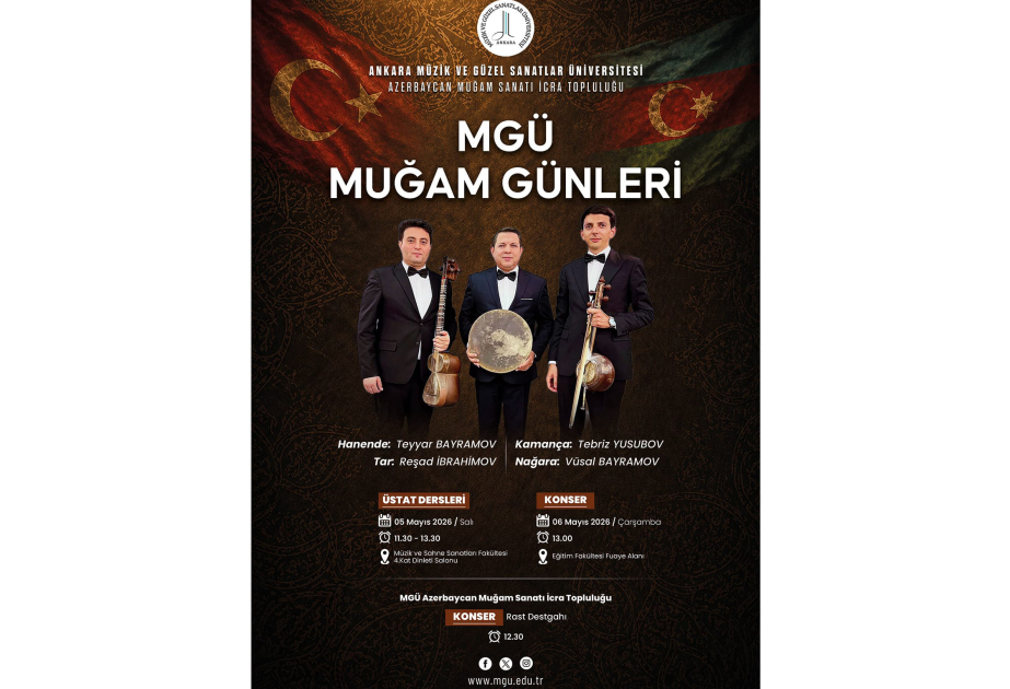 Ankara Musiqi və Təsviri Sənət Universitetində Muğam Günləri