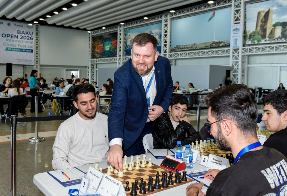 Дан старт последнему туру международного шахматного фестиваля Baku Open