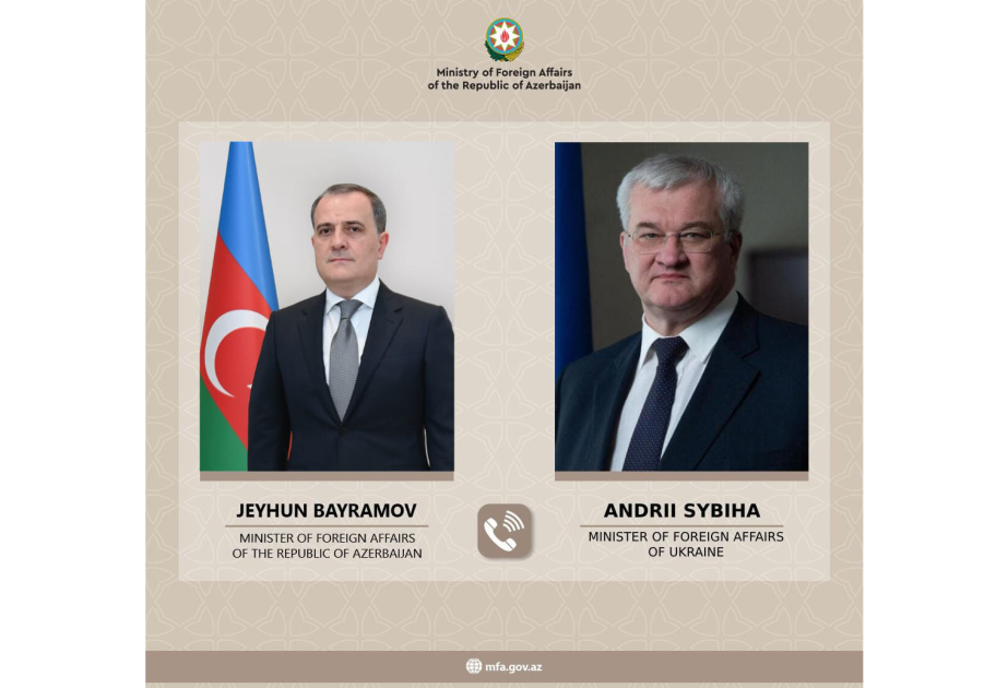 Azerbaijani, Ukrainian FMs talk over phone
