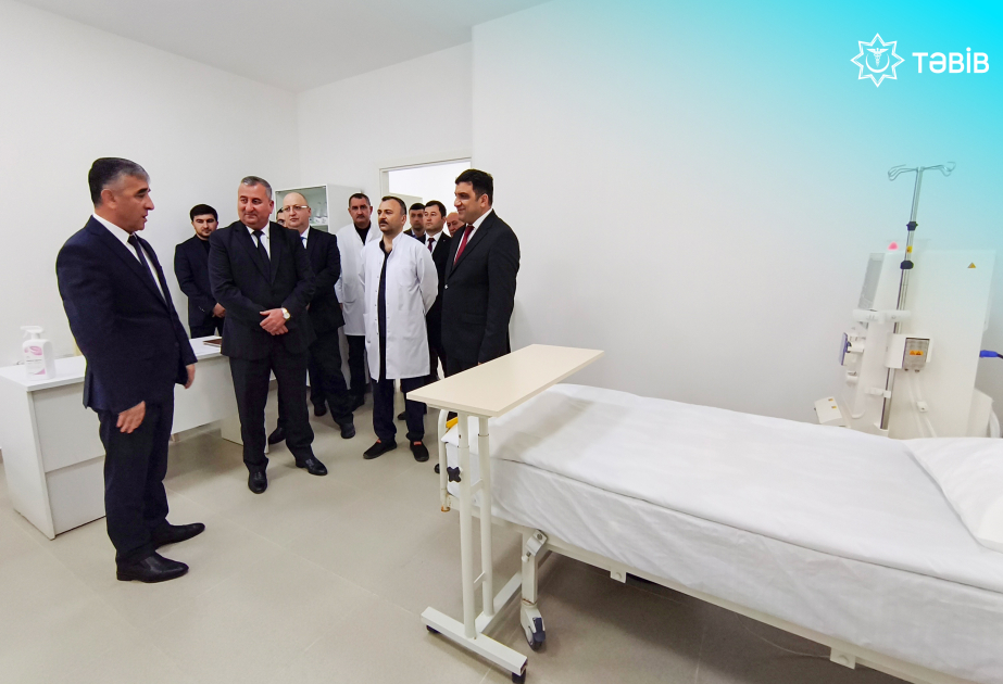Gədəbəy Rayon Mərkəzi Xəstəxanasında yeni Hemodializ şöbəsi açılıb