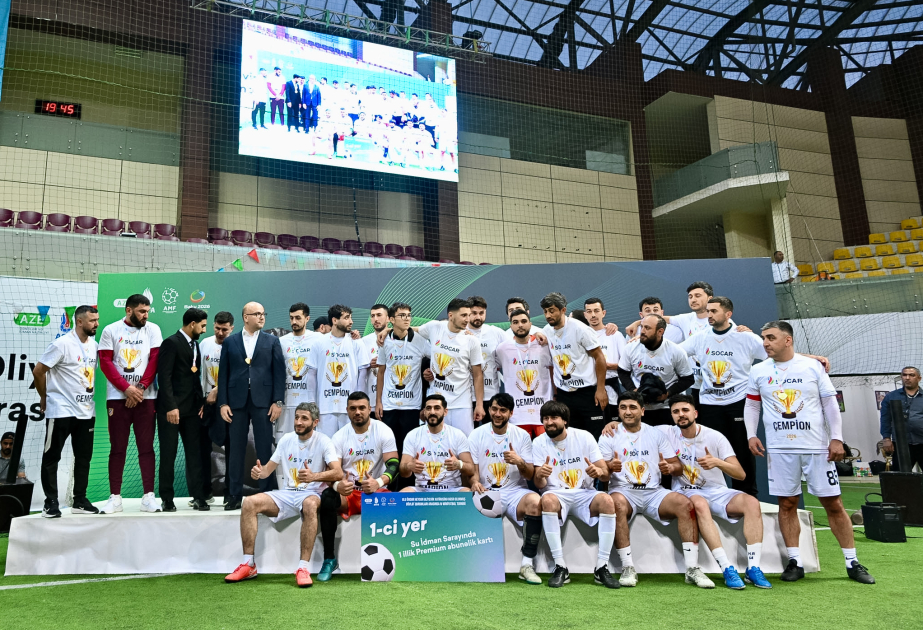 Dövlət qurumları arasında IV minifutbol turnirinin qalibləri mükafatlandırılıb