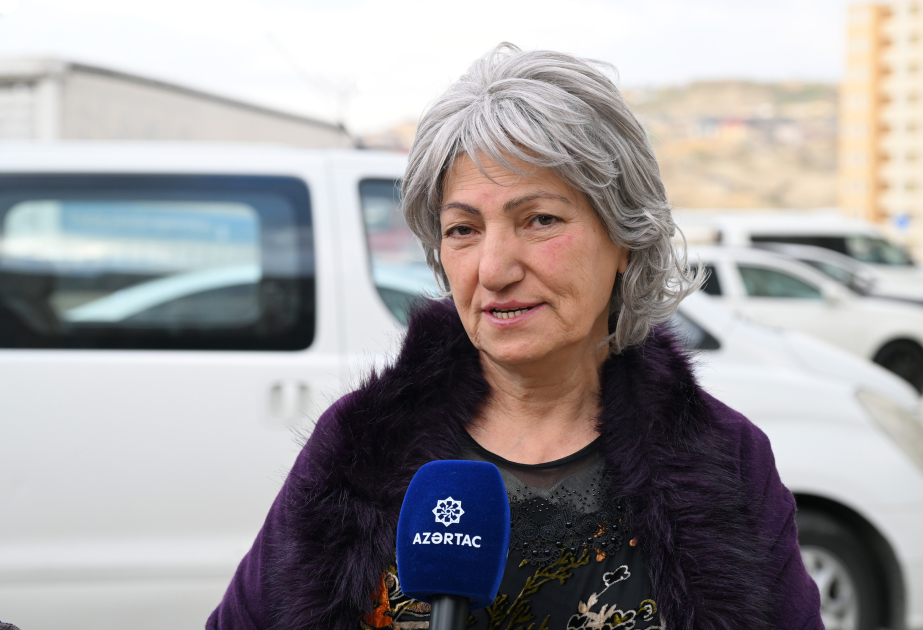 Ağdam sakini: Azad edilən torpaqlara qayıtmaq böyük sevinc və qürur hissi yaradır