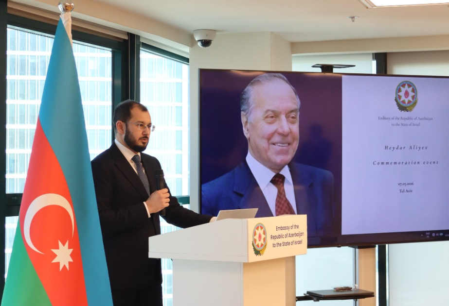 İsraildə Ümummilli Liderin xatirəsi anılıb