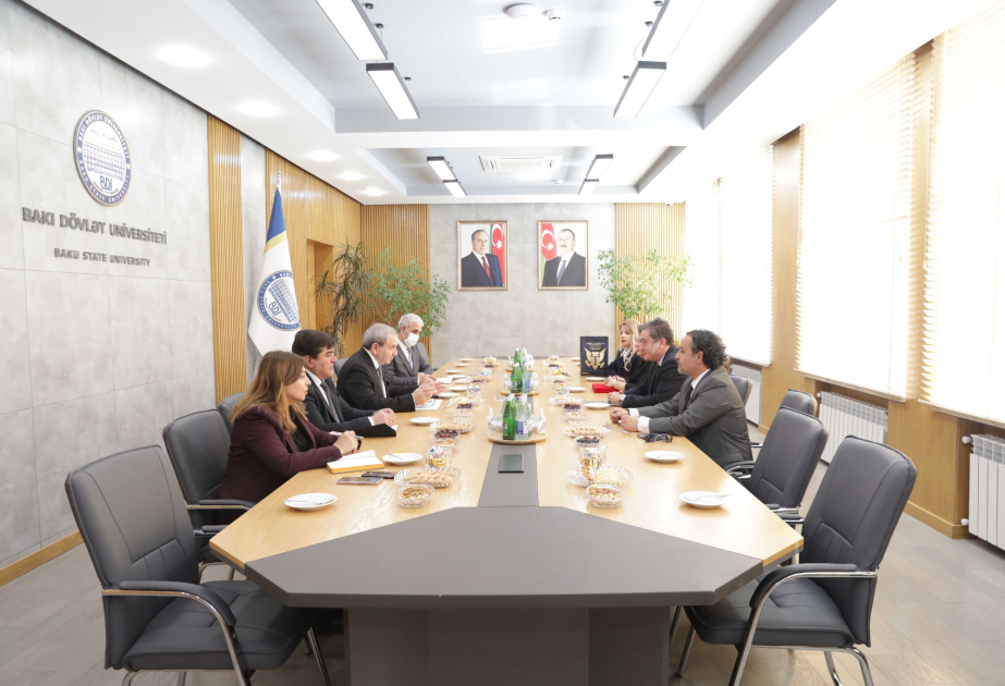 Girne American University rector visits Baku State University