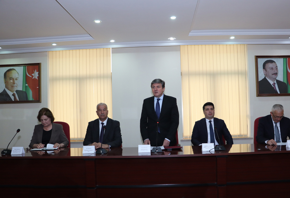 Qəbələdə keçirilən konfransda Ümummilli Lider Heydər Əliyevin xidmətlərindən danışılıb
