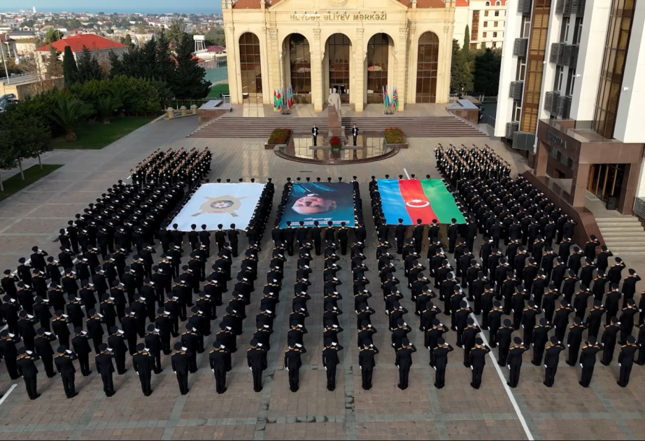 Polis kursantlarından Ulu Öndərin anadan olmasının 103 illiyinə həsr edilmiş fləşmob VİDEO