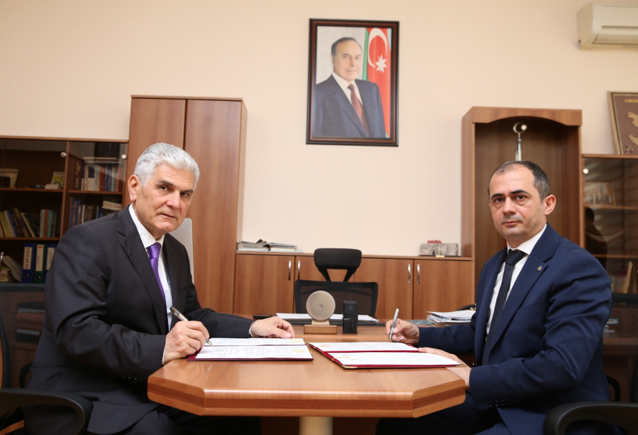 Pedaqoji Universitetlə Coğrafiya İnstitutu arasında anlaşma memorandumu imzalanıb