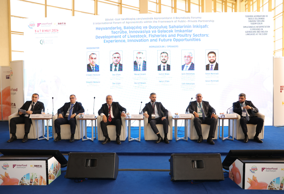 Dövlət-özəl tərəfdaşlığı çərçivəsində II Beynəlxalq Aqrar İnnovasiya Forumu panel müzakirələri yekunlaşıb