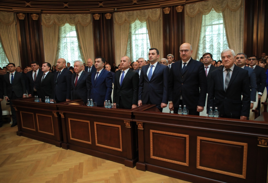 Gəncədə Ulu Öndərin şəhərin memarlıq mühitindəki rolundan bəhs olunub