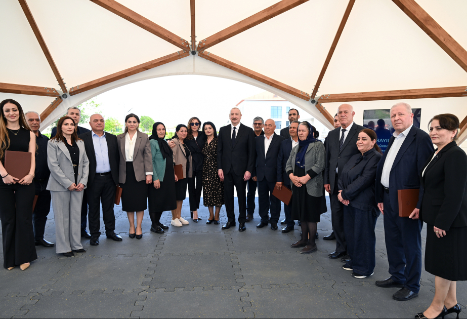 El Presidente Ilham Aliyev y la Primera Dama Mehriban Aliyeva visitaron el distrito de Jabrayil
