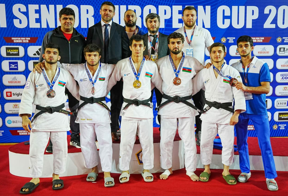 Avropa Kuboku: Azərbaycan cüdoçuları ilk gündə 5 medal qazanıblar