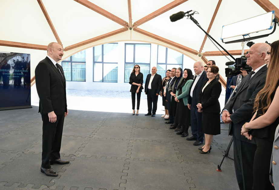 President Ilham Aliyev shared post on his meeting with residents in Shukurbeyli village VIDEO