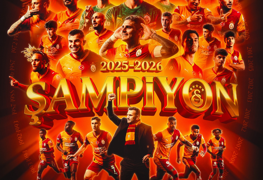 “Qalatasaray” 26-cı dəfə Türkiyə çempionu olub
