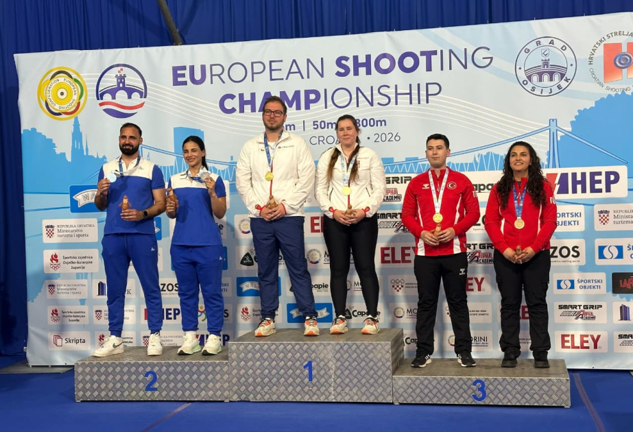 Azerbaijani shooters secure double silver at European Championship