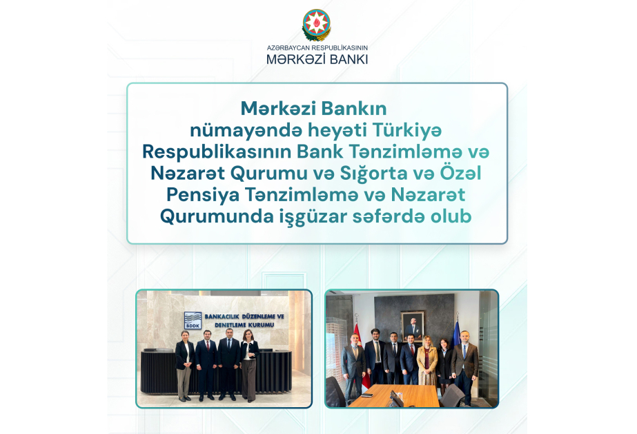 Azerbaijan, Türkiye exchange views on risk assessment in banking and insurance sectors