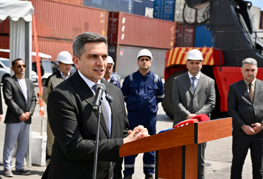 Sədr müavini: Orta Dəhliz Avropa ilə Asiya arasında ən perspektivli logistika istiqamətlərindən birinə çevrilməkdədir