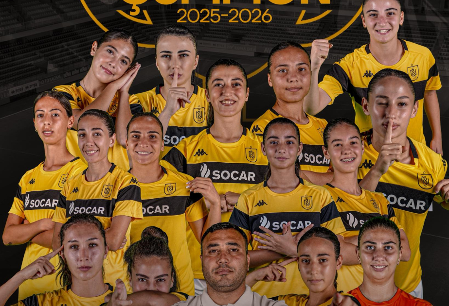 “Neftçi”nin qızlardan ibarət futbol komandası ardıcıl 3-cü dəfə Azərbaycan çempionu olub