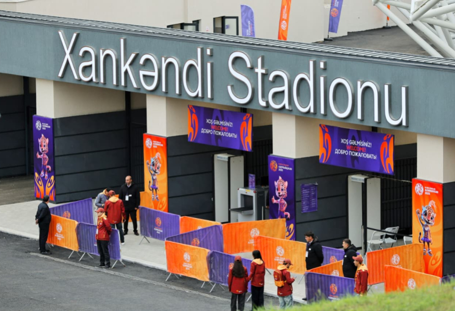 Xankəndi şəhər stadionunda bərpa işlərinin başa çatacağı tarix açıqlanıb