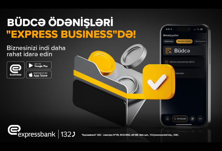 ®  “Express Business” tətbiqində yenilik!