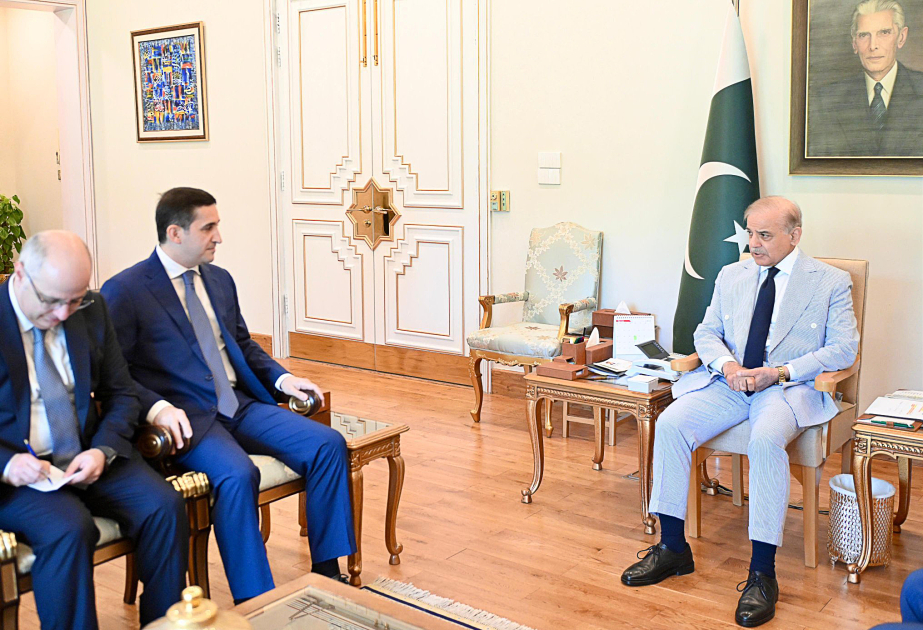 Pakistanın Baş naziri Azərbaycanın ədliyyə nazirini qəbul edib