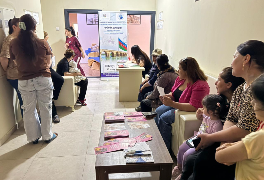 Cəbrayılda növbəti sağlamlıq aksiyası zamanı 120 nəfər müayinə olunub